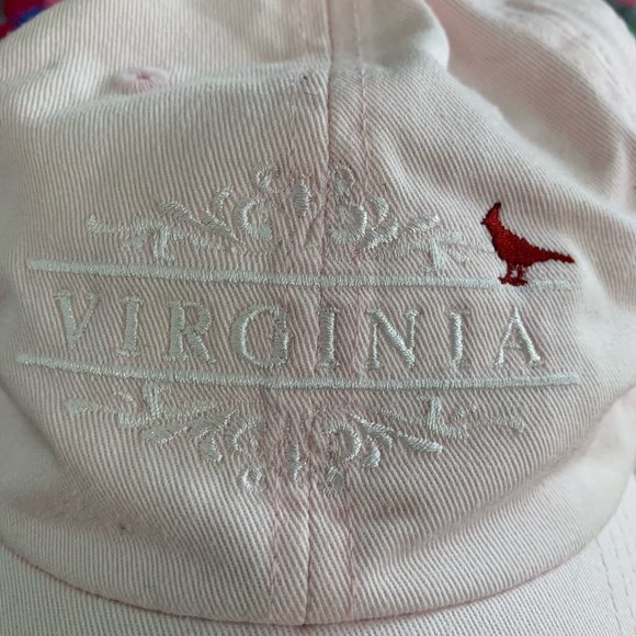 Vintage 90s Virginia Cardinal Embroidered Pastel Dad Hat Strapback State… - Picture 5 of 12